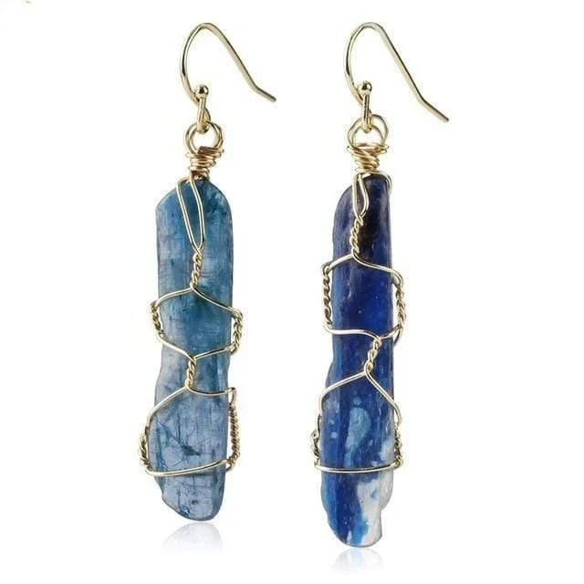 Natural Stone Irregular Shaped Earrings - Glova