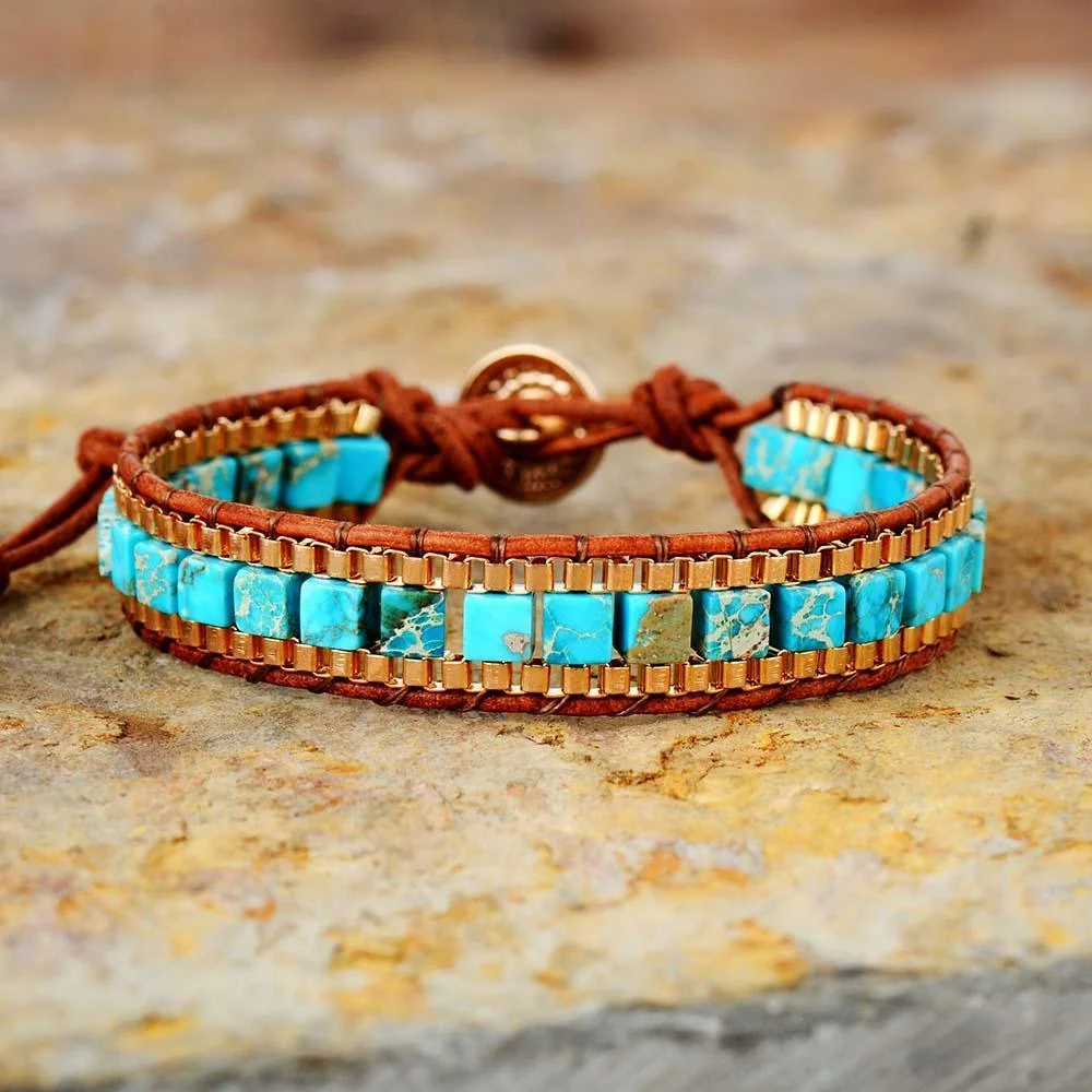 Natural Stone Wrap Bracelet - Glova