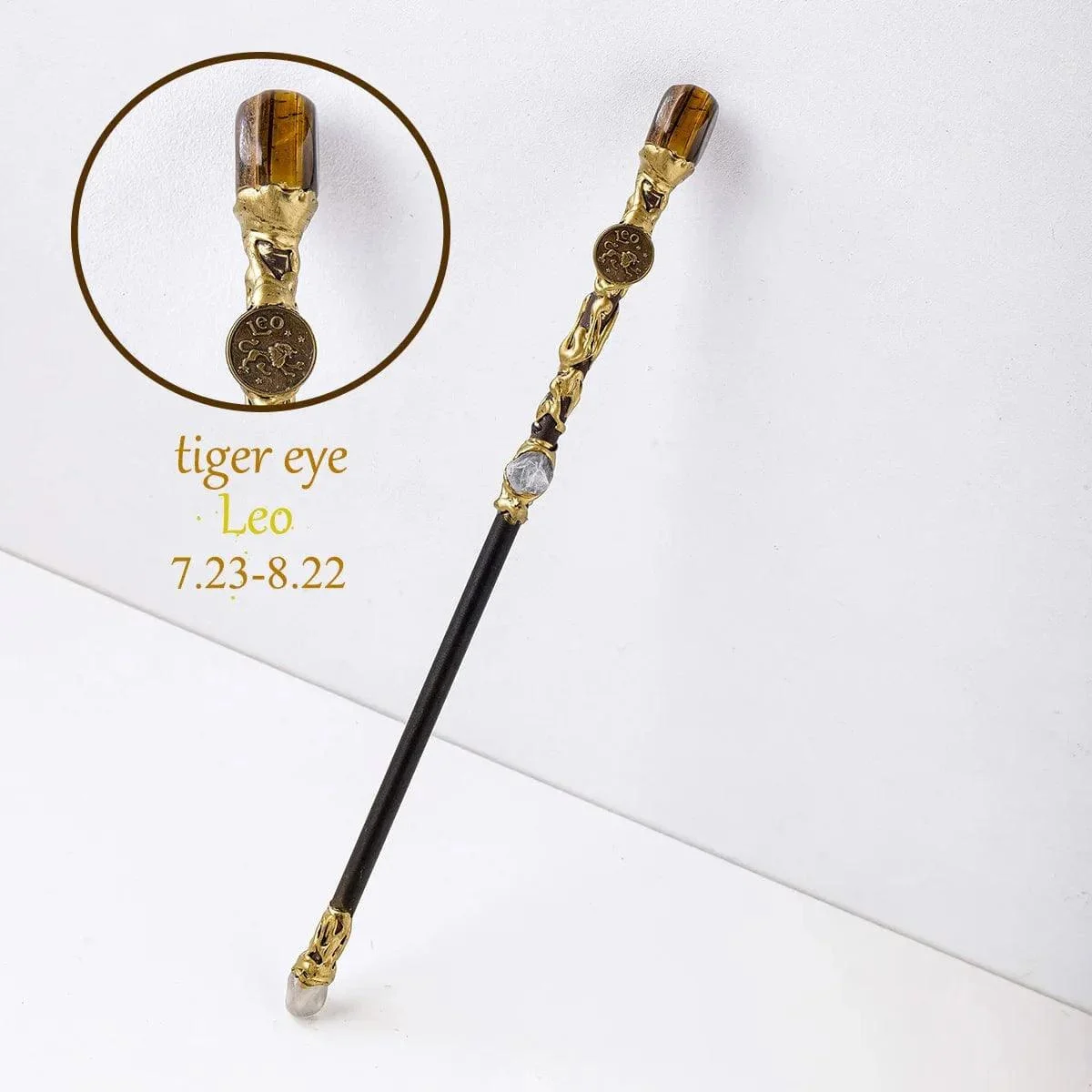 Natural Stone Zodiac Sign Wand - Glova