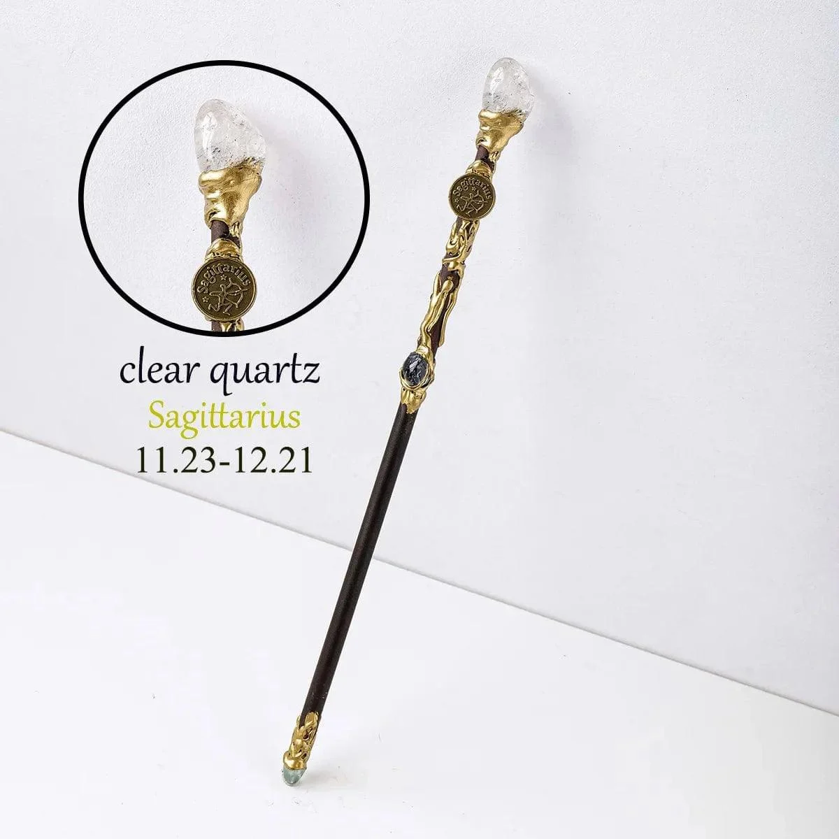 Natural Stone Zodiac Sign Wand - Glova