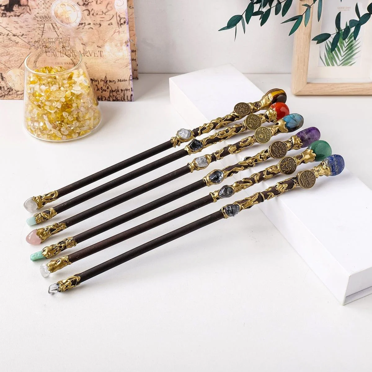 Natural Stone Zodiac Sign Wand - Glova