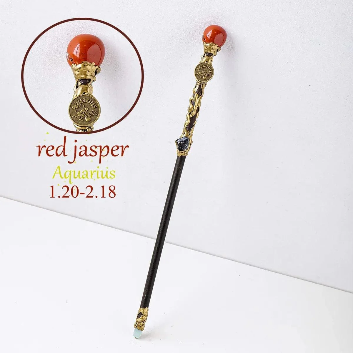 Natural Stone Zodiac Sign Wand - Glova