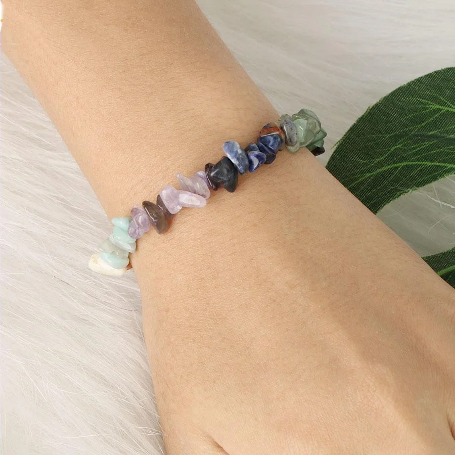 Natural Stones 7 Chakra Bracelet - Glova