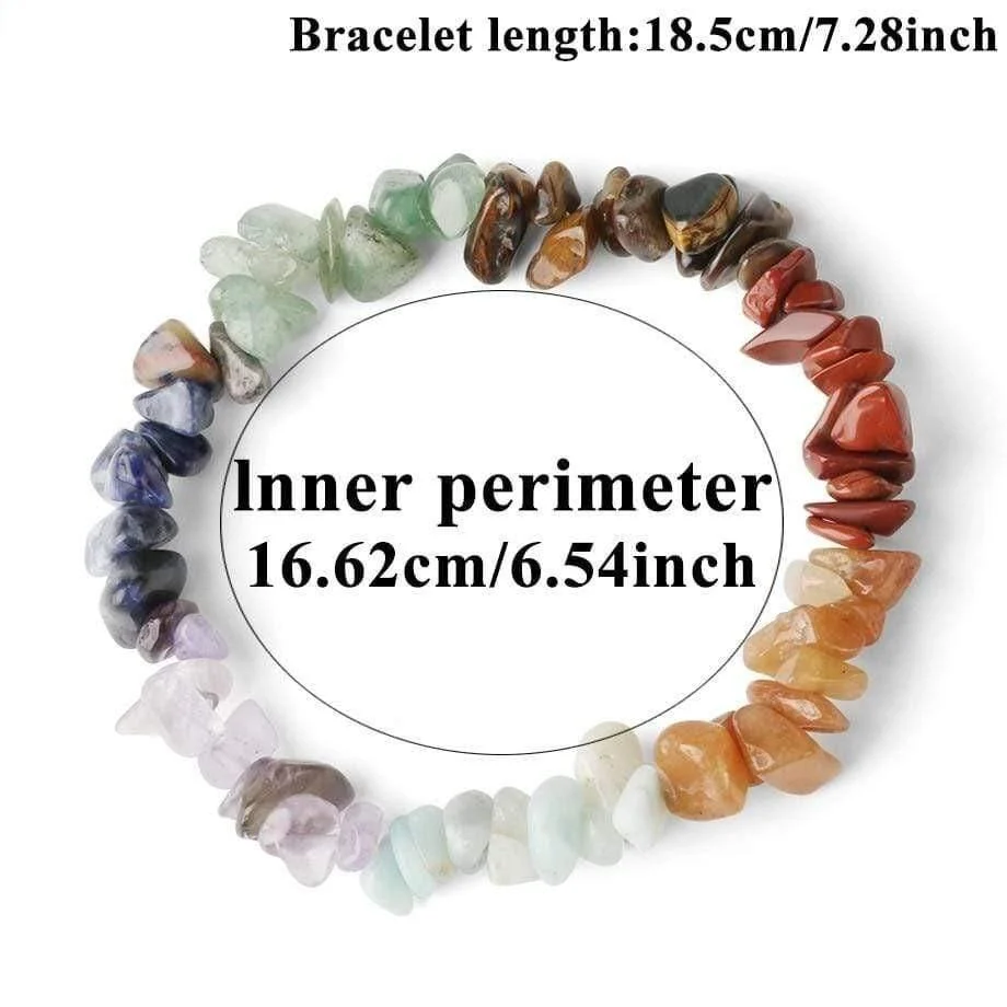 Natural Stones 7 Chakra Bracelet - Glova