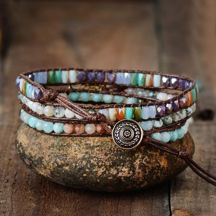 Natural Stones Tree Of Life Bracelet - Glova