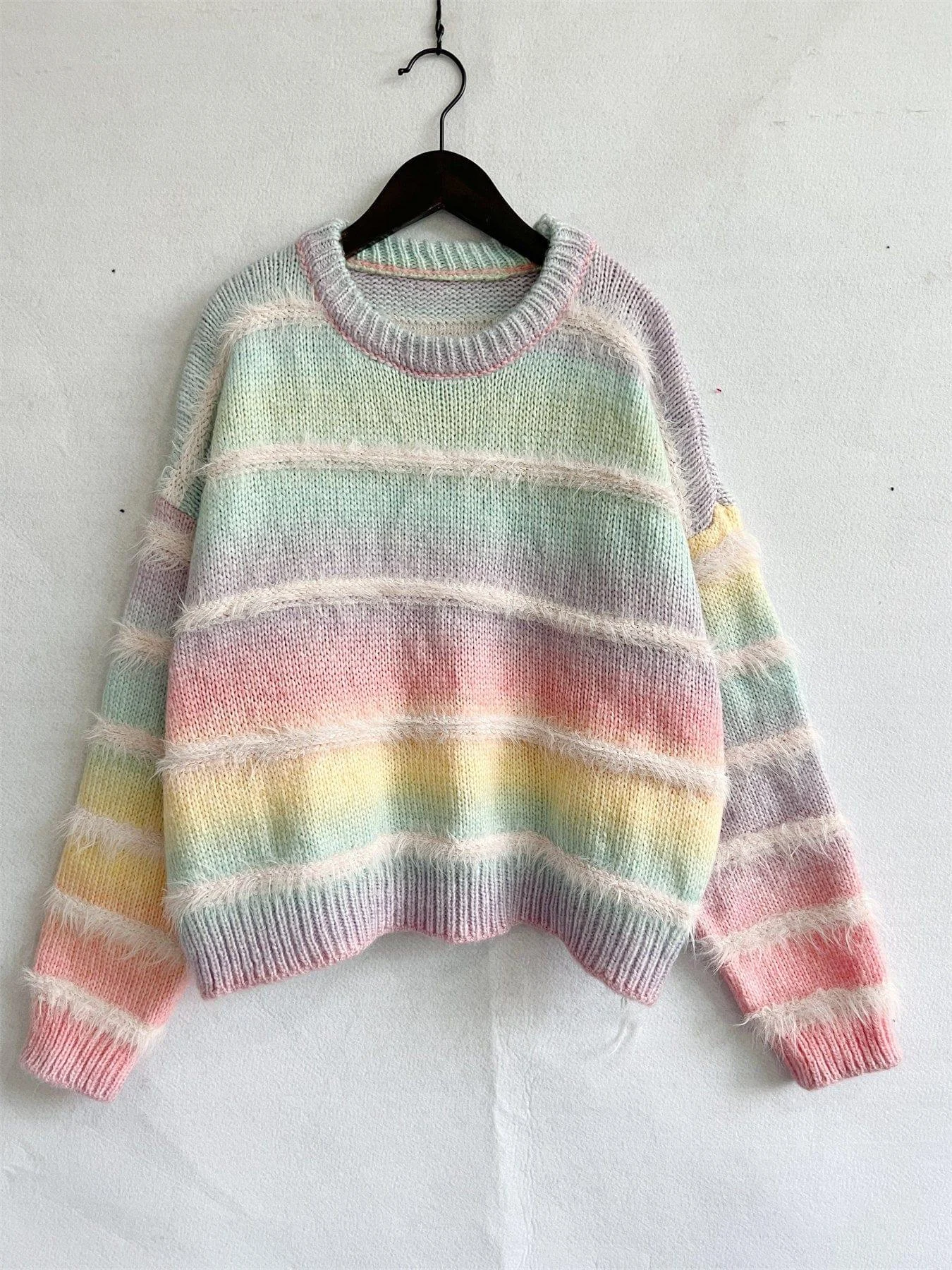 Tayla Gradient Striped Sweater - Glova