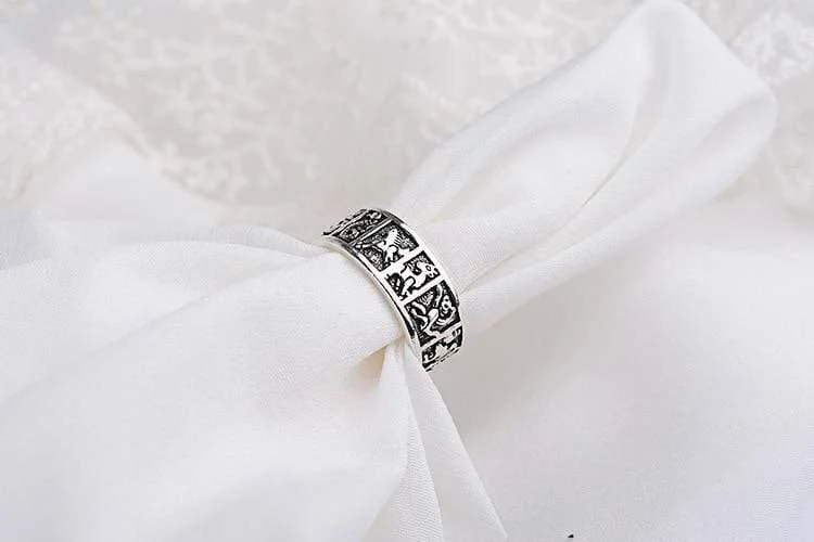 Thai Design Silver Ring - Glova