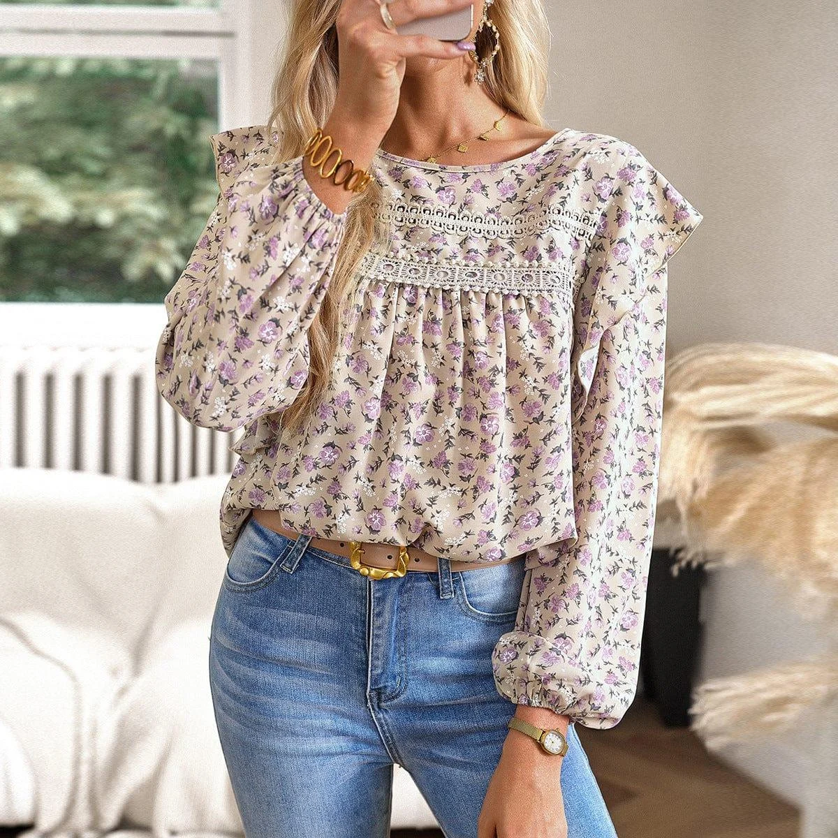 Thalia Floral Blouse - Glova