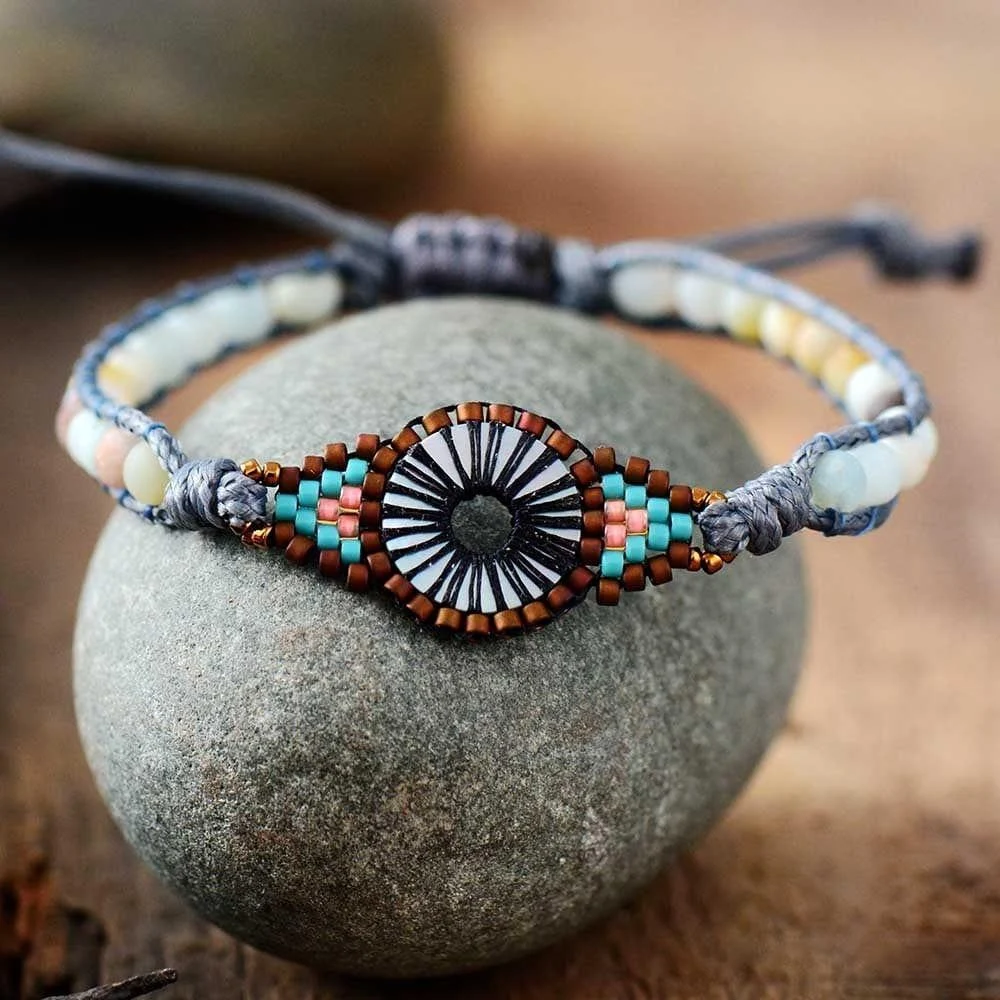 The Amazonite Eye Bracelet - Glova