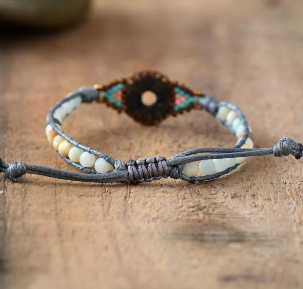 The Amazonite Eye Bracelet - Glova