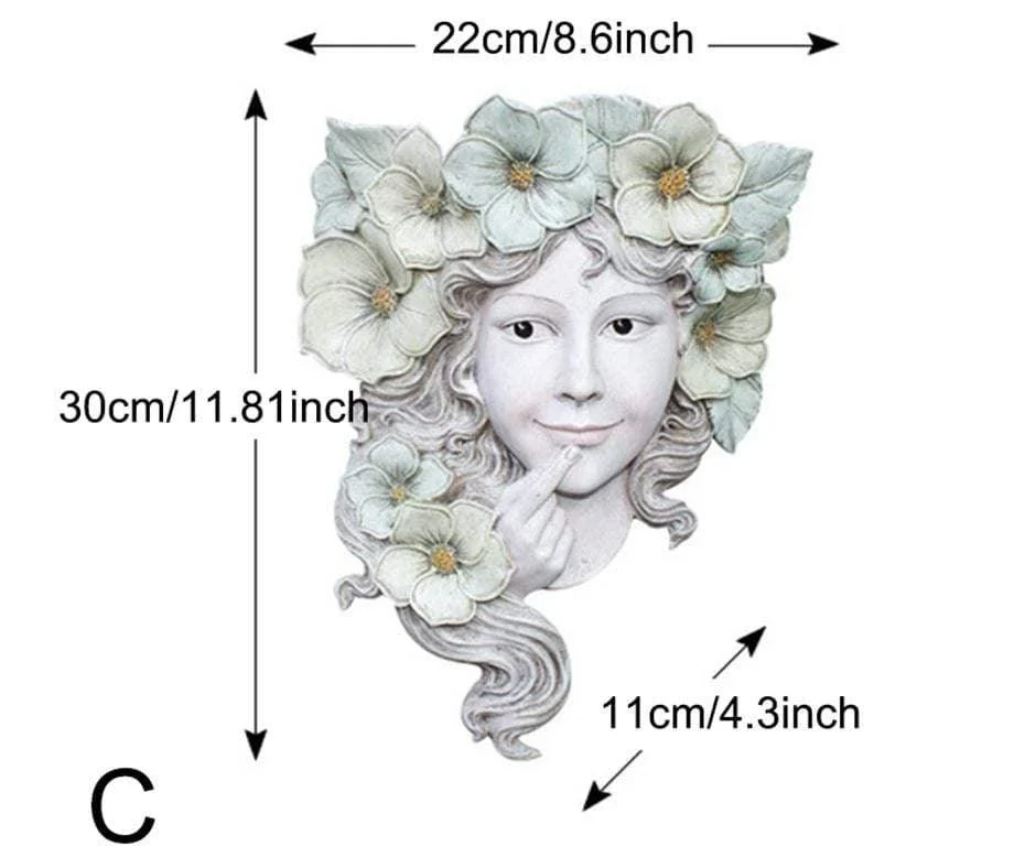 The Flower Goddess Wall Pot - Glova