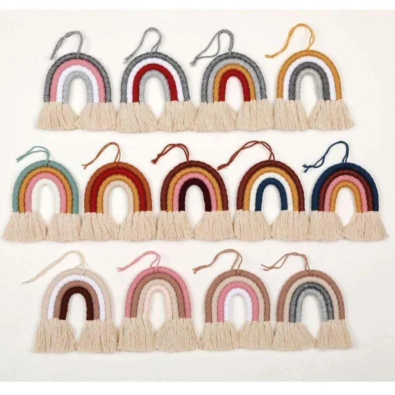 The Rainbow Macrame Wall Hanging - Glova