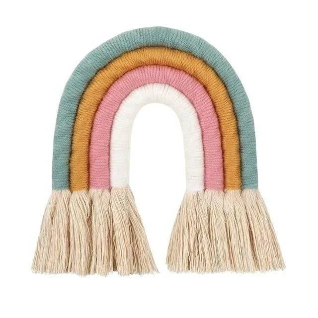 The Rainbow Macrame Wall Hanging - Glova