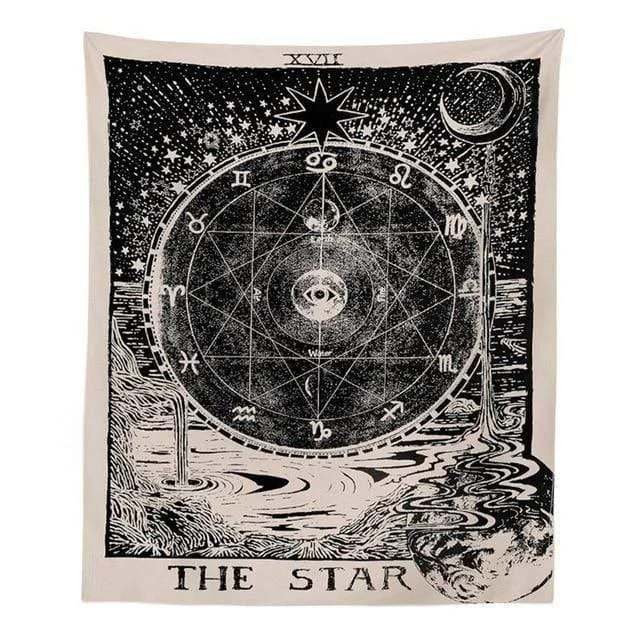 The Star Tarot Card Tapestry - Glova