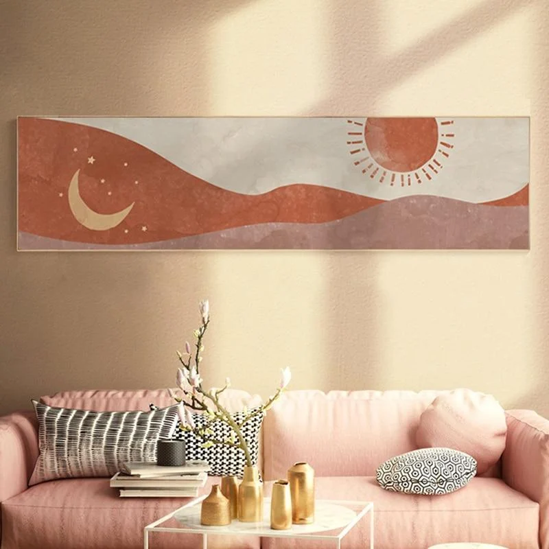 The Sun & The Moon Canvas Wall Art - Glova