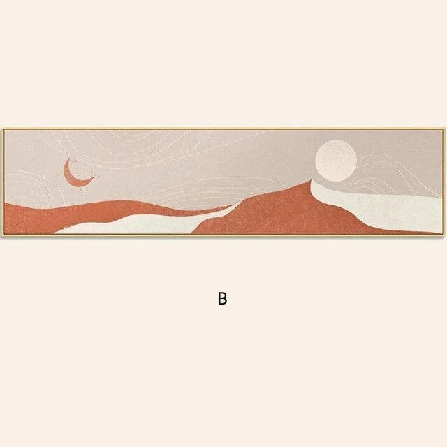 The Sun & The Moon Canvas Wall Art - Glova