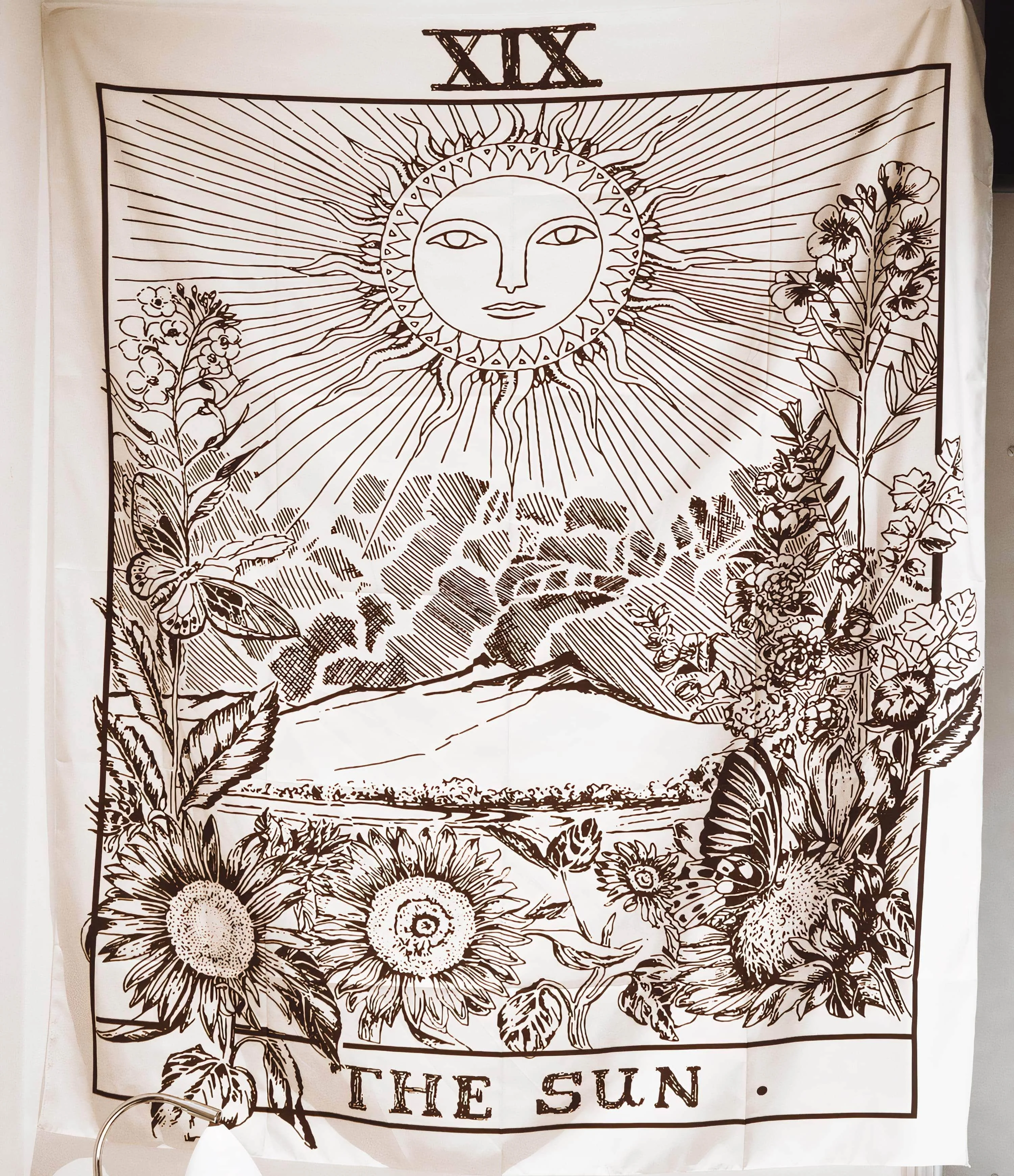 The Sun Tarot Card Tapestry - Glova