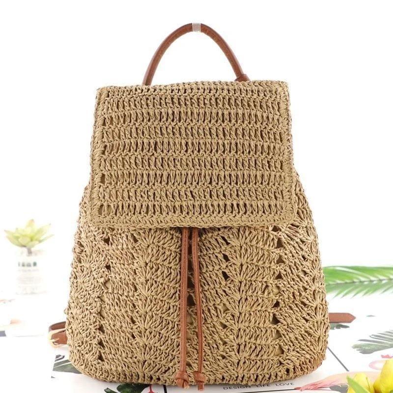 Theokleia Straw BackpacK - Glova