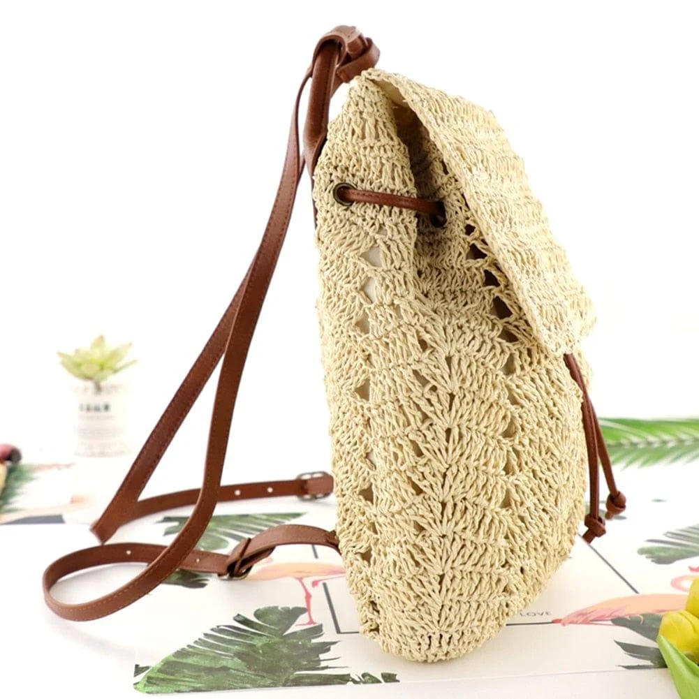 Theokleia Straw BackpacK - Glova