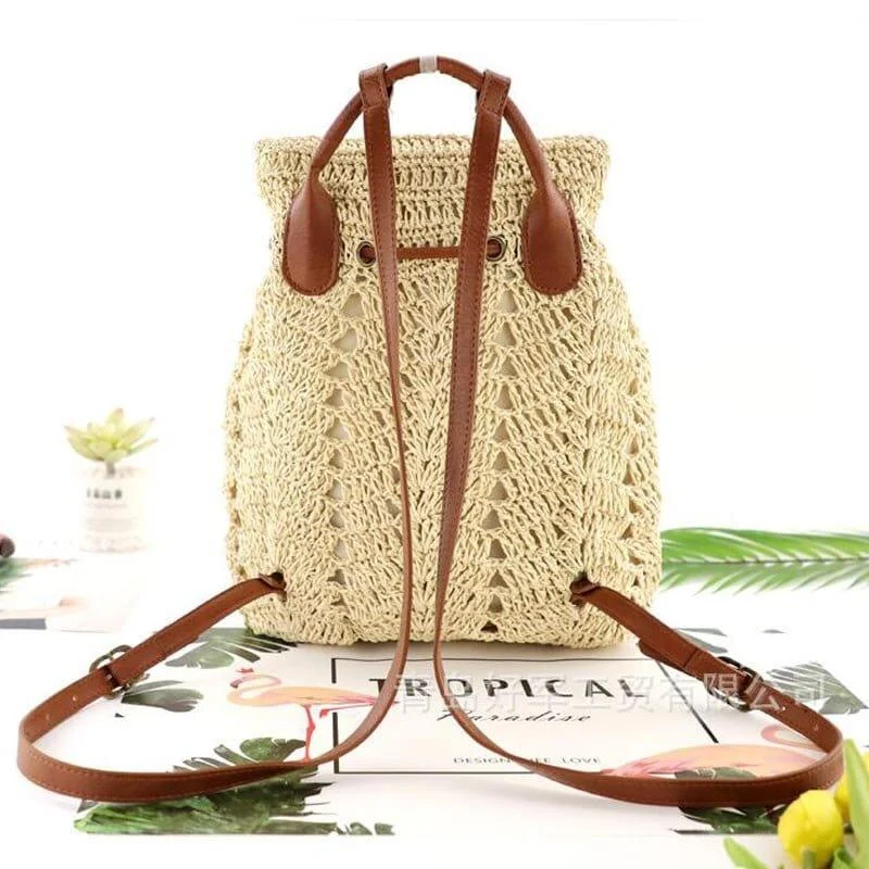 Theokleia Straw BackpacK - Glova