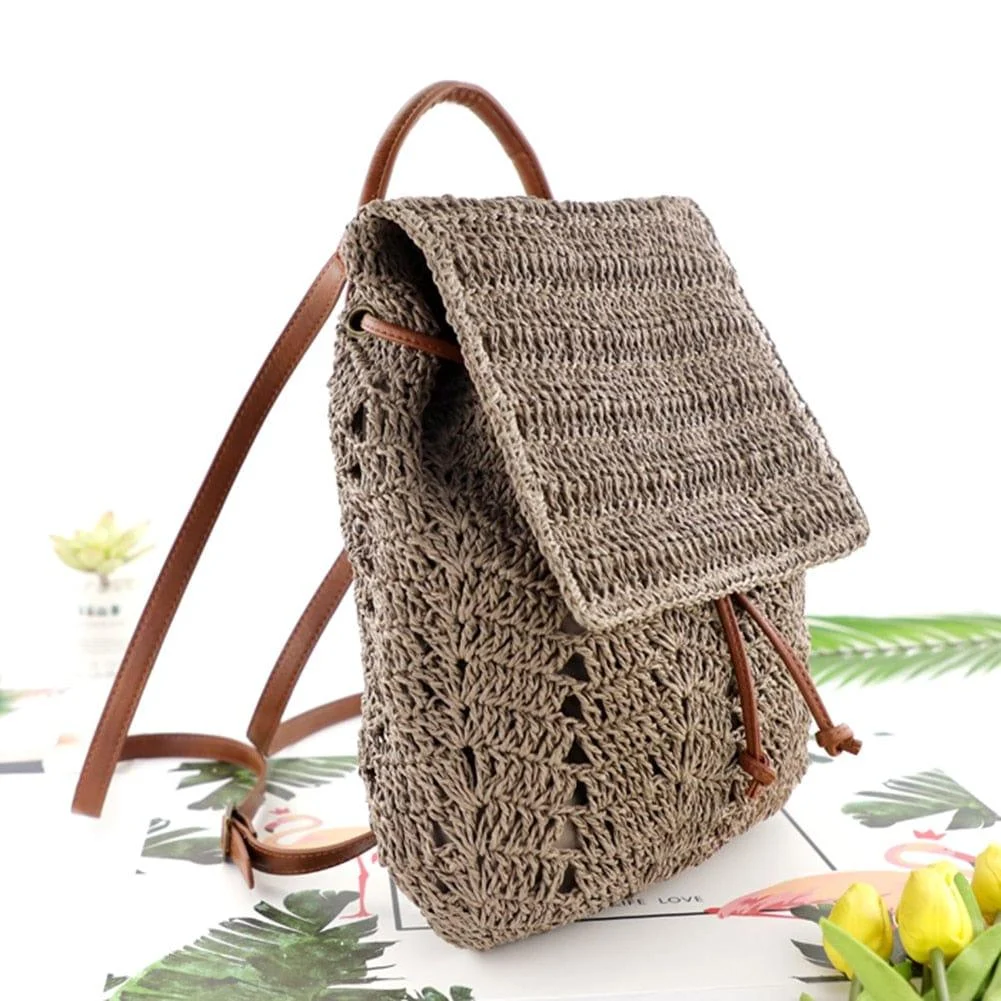 Theokleia Straw BackpacK - Glova