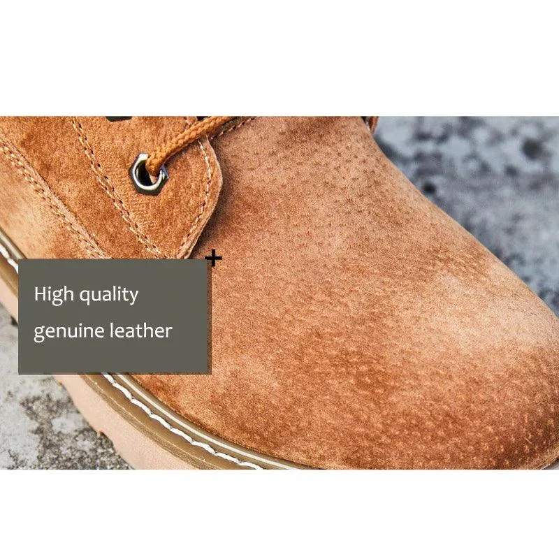 Thicken Fur Snow Boots Suede High Top Non-slip Boots - Glova