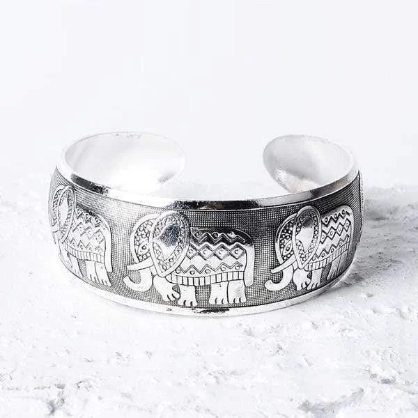 Tibetan Silver Boho Cuff - Glova