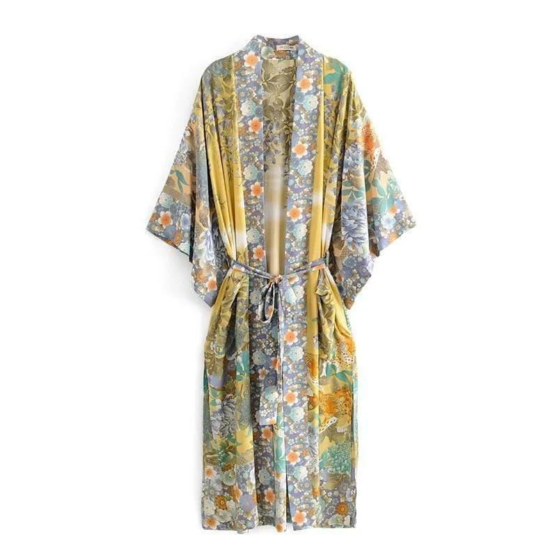 Tiger Flower Kimono - Glova