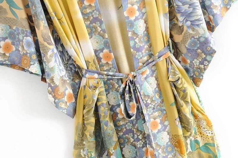 Tiger Flower Kimono - Glova