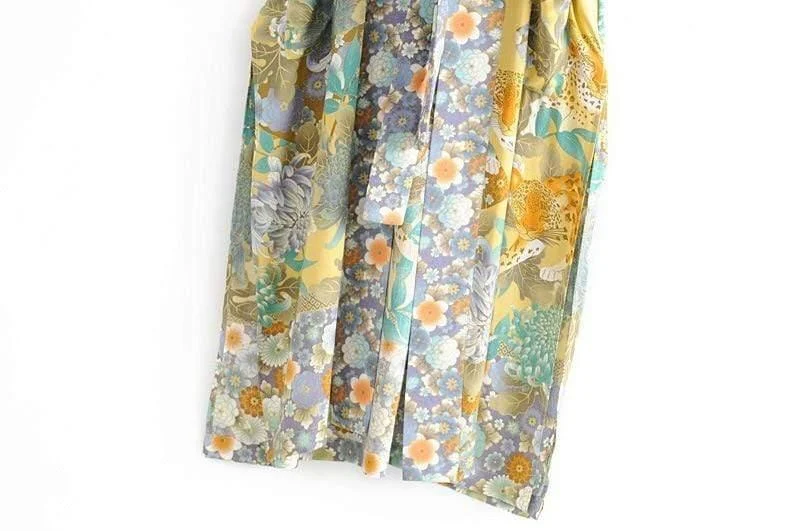 Tiger Flower Kimono - Glova